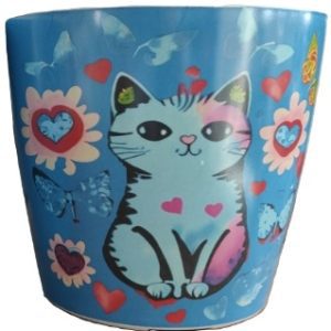 For CAT lovers bamboo fiber planter